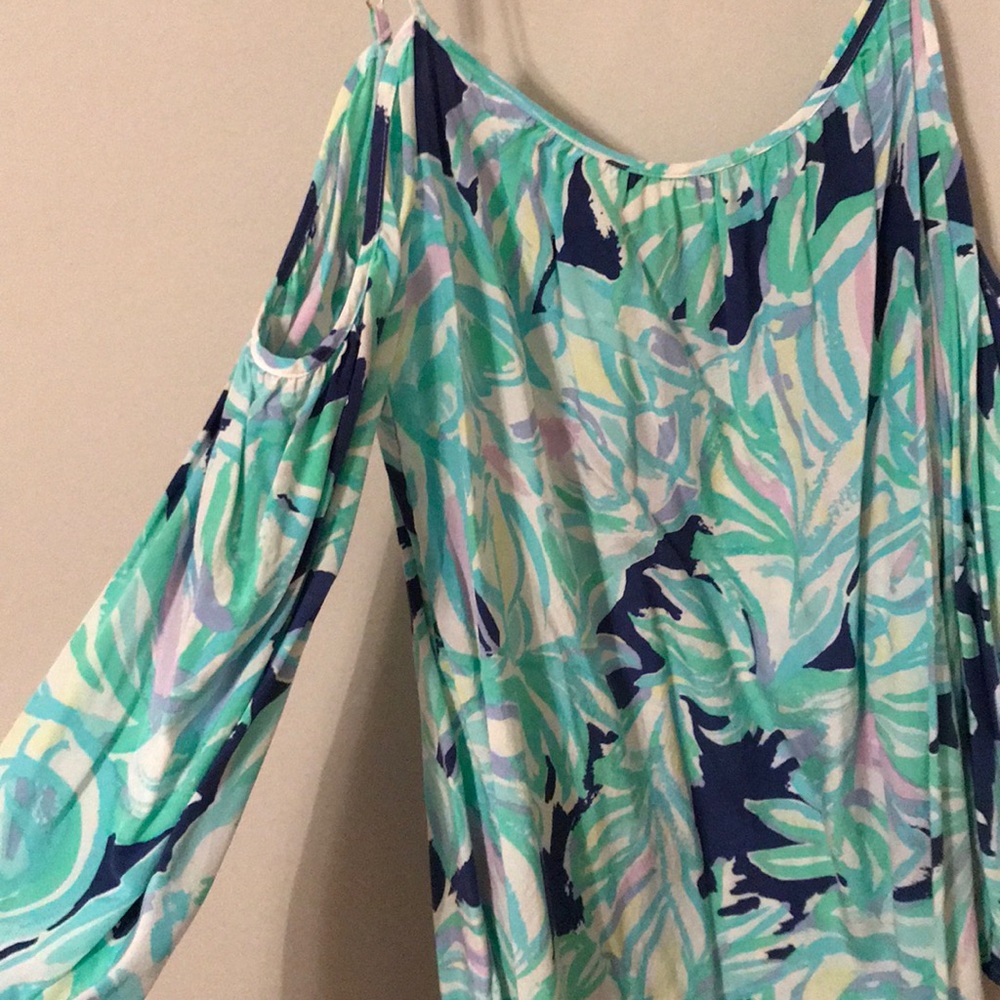 Lilly Pulitzer off the shoulder dress